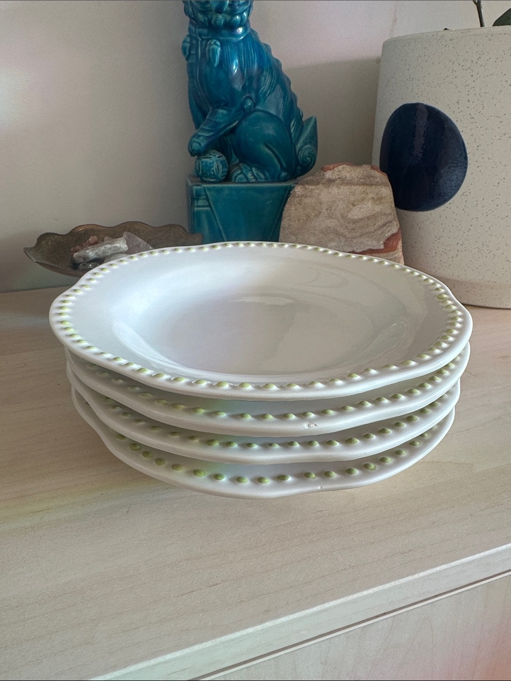 Pottery Barn Emma PlateBowls set/4